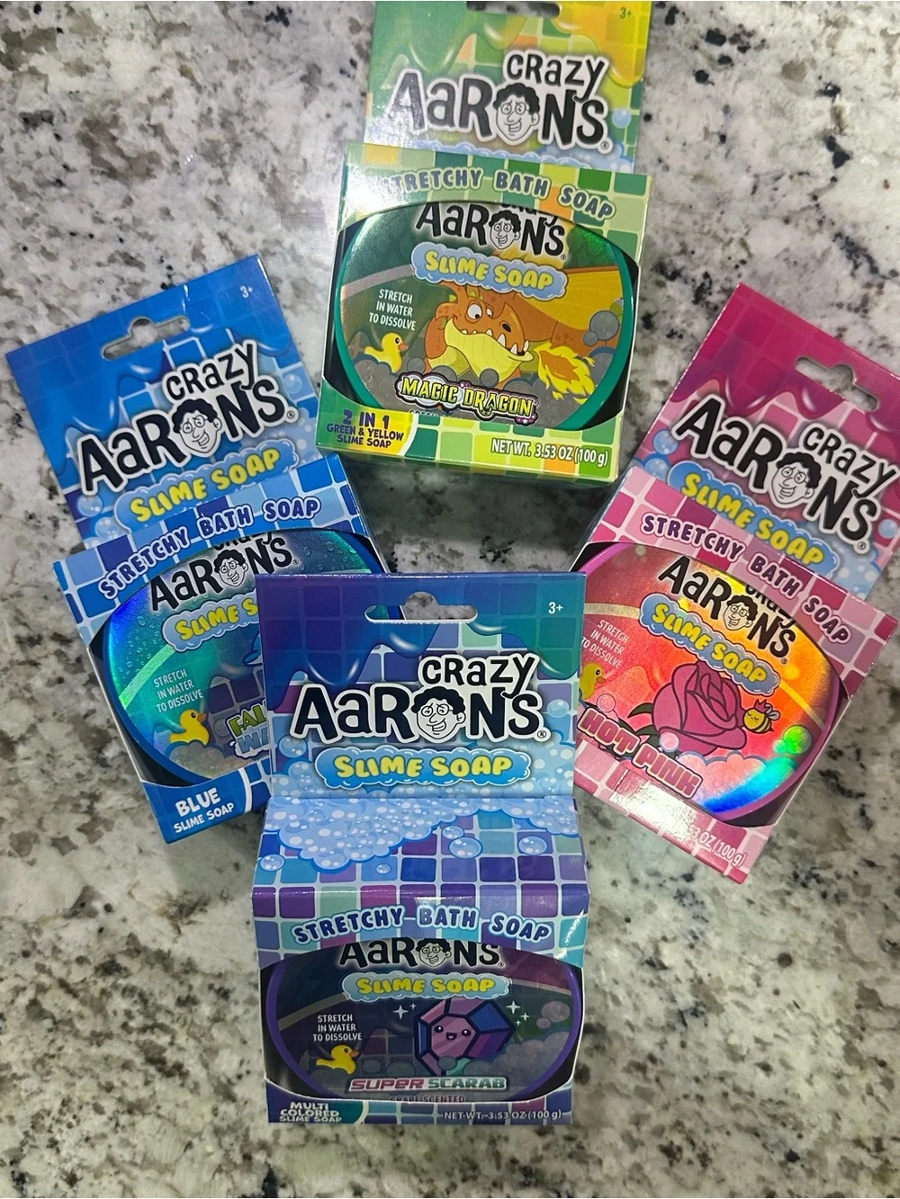 🫧✨ Crazy Aaron’s Slime Soap Bundle — 4 Pack! ✨🫧
